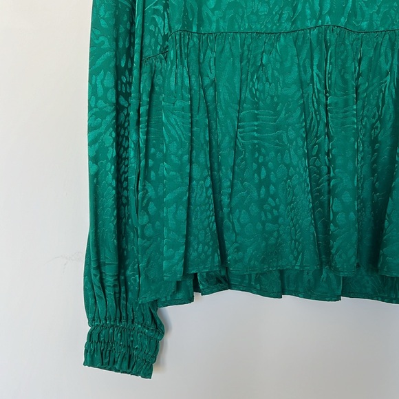 LILLY PULITZER JAYLENE JACQUARD EVERGREEN PARTY ANIMAL TOP ~ NWT - Picture 5 of 16